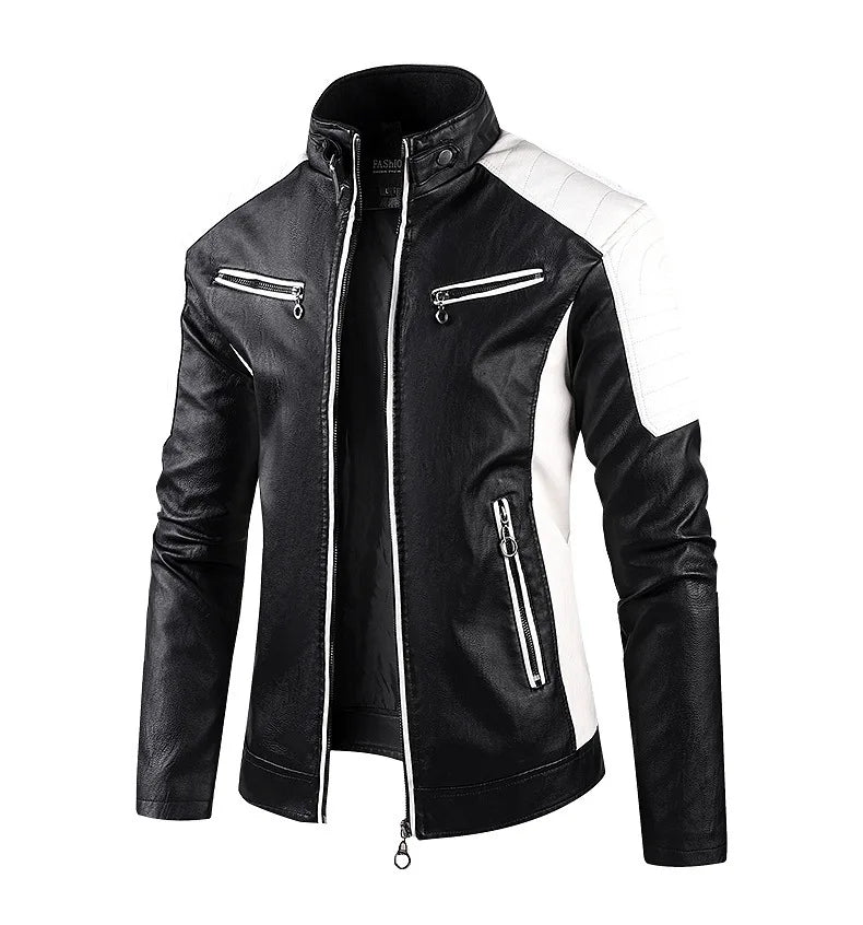 Personalized Outdoor Motorcycle Riding Suits for Young People, Spring and Autumn Stand - Collar Zipper Casual Jackets. M-5XL