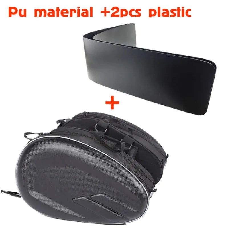 Motorcycle Saddlebags Waterproof Scooter Tail Luggage Suitcase Saddle Bag Motorbike Side Helmet Riding Travel Bags