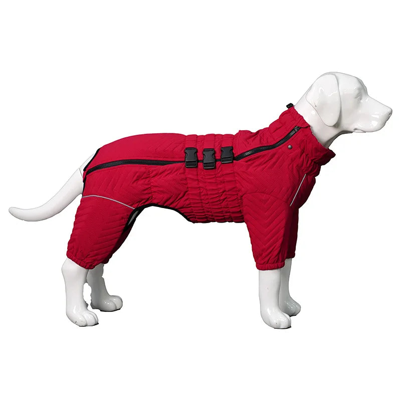 Dog Waterproof Cotton-padded Coat Pet Warm Jacket Windproof Thicken 4 Legs Dog Puppy Winter Greyhound Corgi Chihuahua
