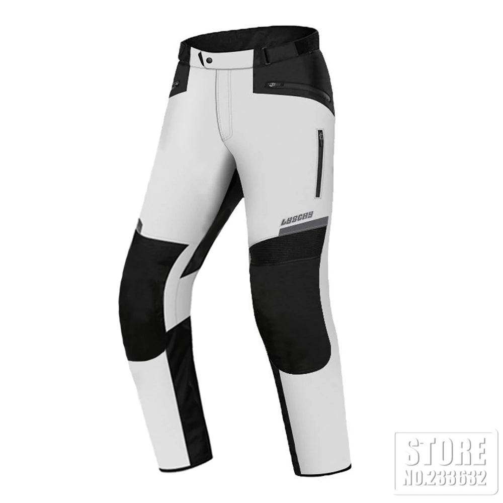 Motorcycle Jacket Pants Suit Men Cold-proof Waterproof Winter Motorbike Riding Moto Jacket Protective Gear Armor Clothing