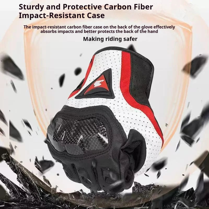 Four-season motorcycle gloves, windproof and warm, shockproof and breathable,suitable for off-road downhill mountain bike riding