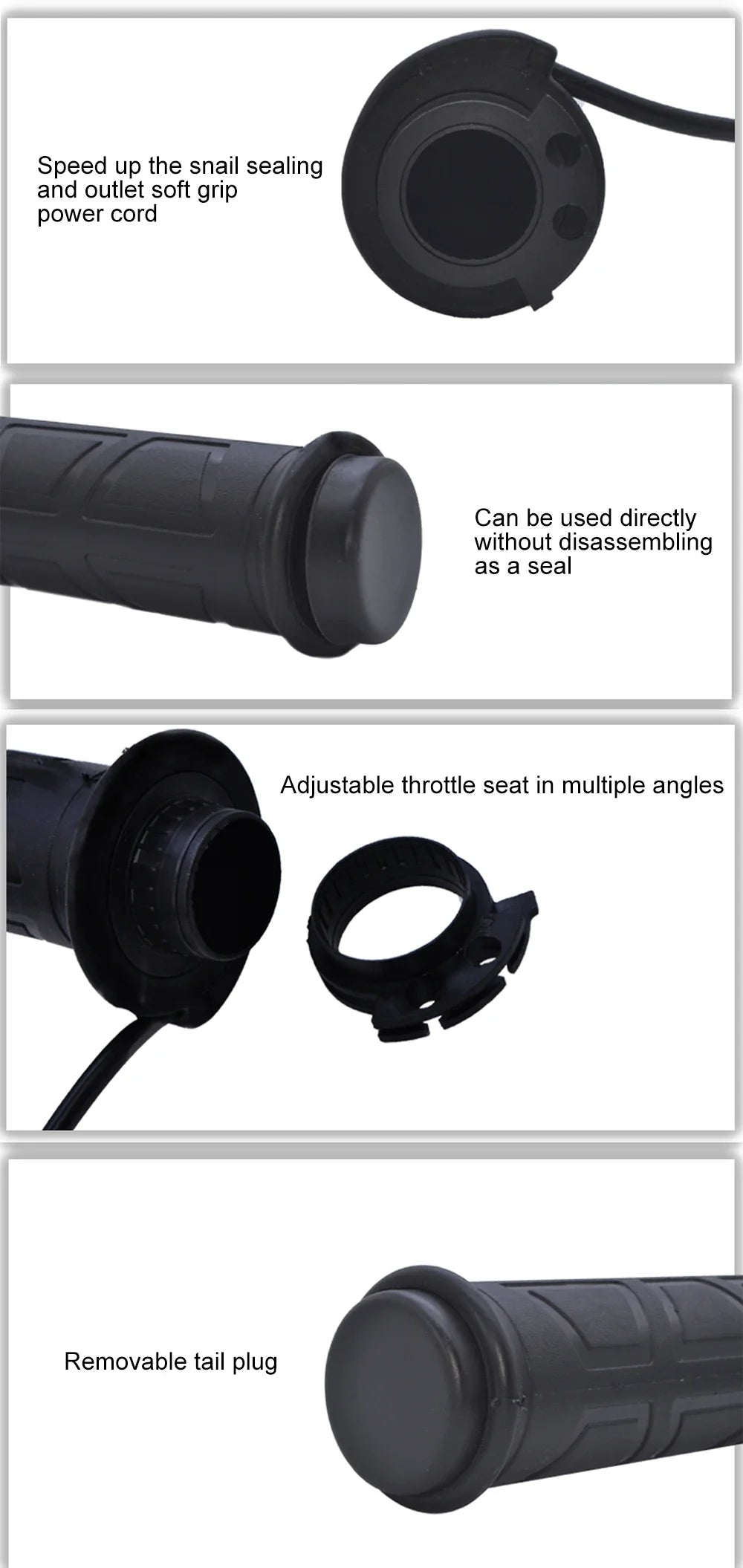 Motorcycle Hand Heated Grips Electric Molded Grips Scooter Moped Bar Hand Warmer 22mm motocross vespa Adjustable Hot Grip Handle