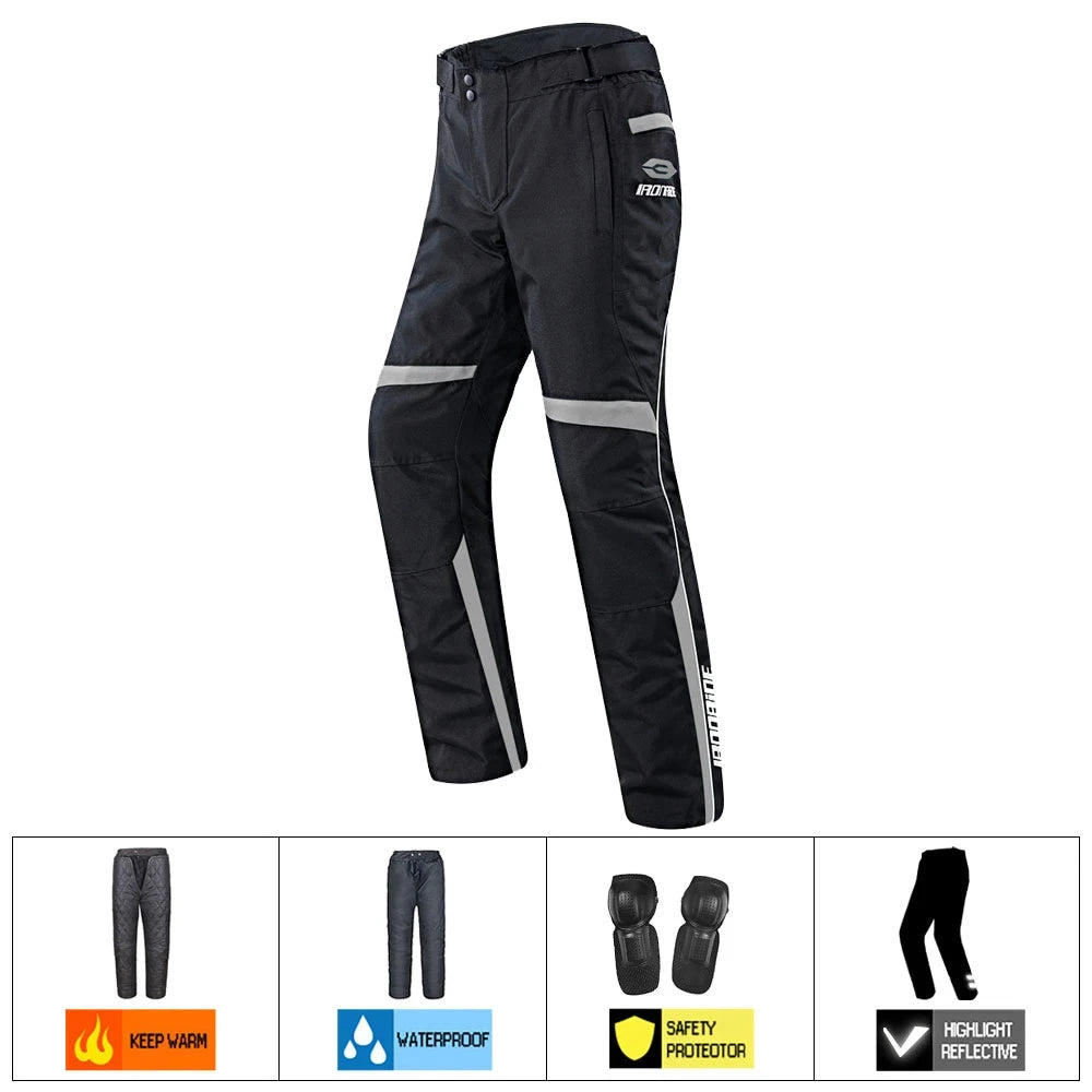 Waterproof Motorcycle Jackets Moto Jacket Pants Suit Motor Jacket For Men Women Interior Detachable Moto Clothes Keep Warm