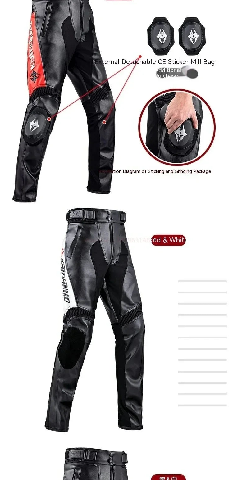 Motorcycle Jacket Male Waterproof Winter Warm Racing Suit Motorcycle Female Windproof Rain and Fall Leather Set