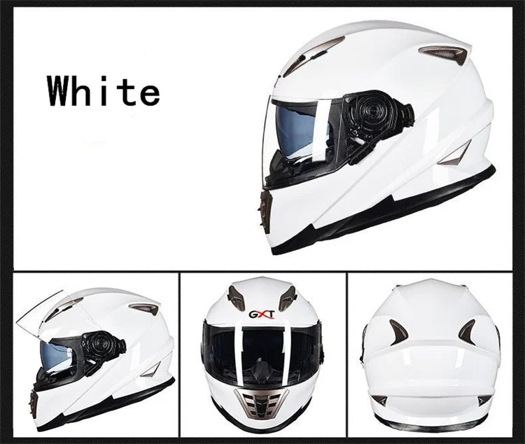 Full Face Motorcycle Helmets Latest Downhill Racing Motorbike Riding Casco Capacete De Moto DOT Approved For Men Women Kask GXT