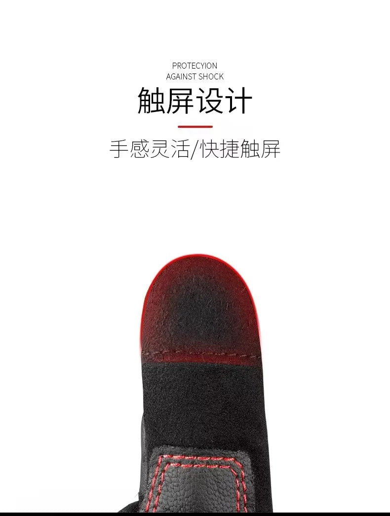 Four-season motorcycle gloves, windproof and warm, shockproof and breathable,suitable for off-road downhill mountain bike riding