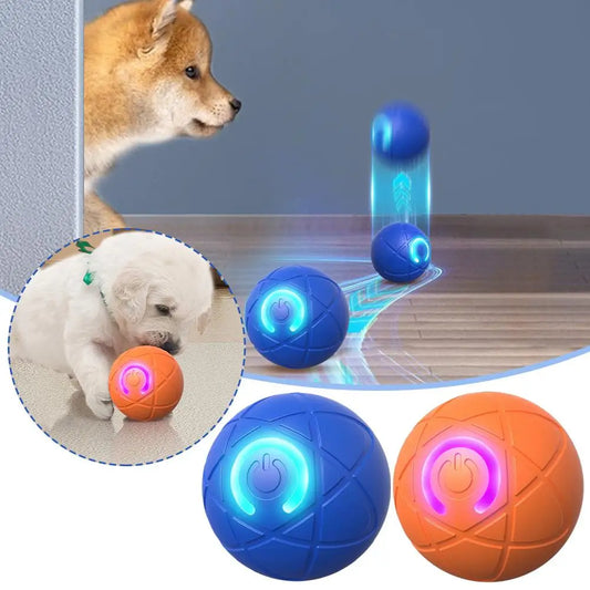 Smart Dog Toy Ball Automatic Rolling Ball Electronic Interactive Pet Toy Moving Ball Puppy Birthday Gift Cat Products