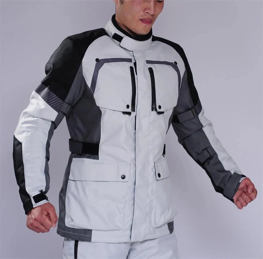 Motorcycle Jacket Pants Suit Men Cold-proof Waterproof Winter Motorbike Riding Moto Jacket Protective Gear Armor Clothing