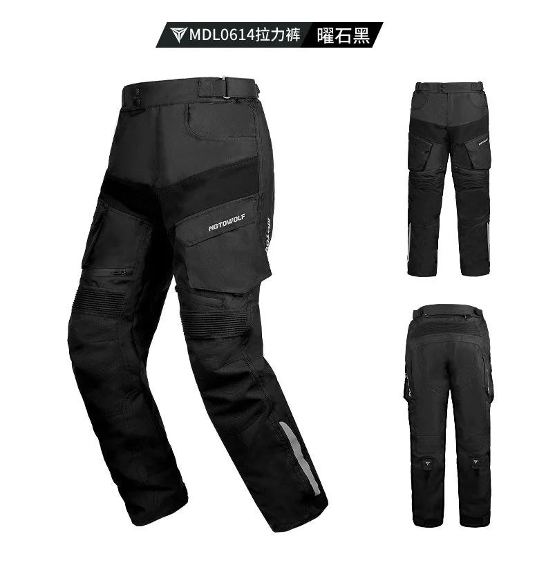 Motorcycle Travel Long-Distance Riding Rally Suit Built-in CE Protective Waterproof Anti-Fall Warm Riding Suit Travel Suit