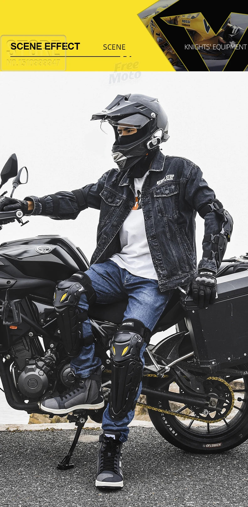 Motocross Knee Pads Moto Protection Riding Elbow Guard Motorcycle Motorbike Off-road Racing MTB Knee Pads