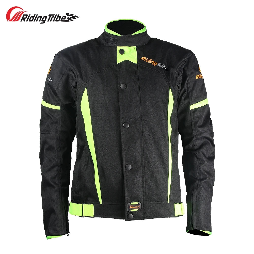 Motorcycle Jacket Men Woman Summer Winter Motorbike Riding Coat Reflective Breathable Waterproof Warm Protective Suit JK-21