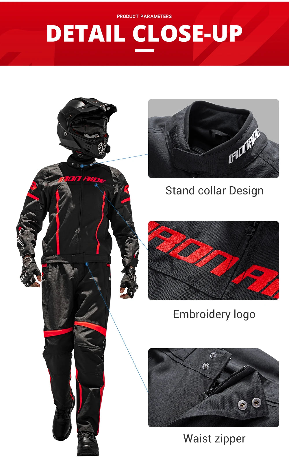 Waterproof Motorcycle Jackets Moto Jacket Pants Suit Motor Jacket For Men Women Interior Detachable Moto Clothes Keep Warm