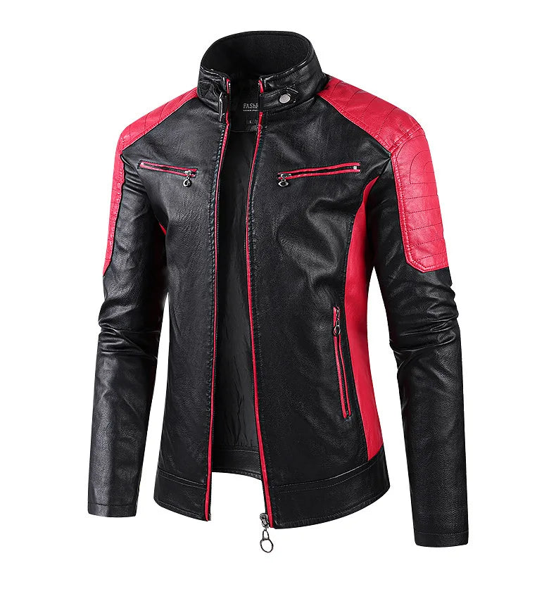 Personalized Outdoor Motorcycle Riding Suits for Young People, Spring and Autumn Stand - Collar Zipper Casual Jackets. M-5XL