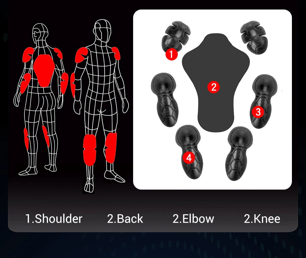 Waterproof Motorcycle Jackets Moto Jacket Pants Suit Motor Jacket For Men Women Interior Detachable Moto Clothes Keep Warm