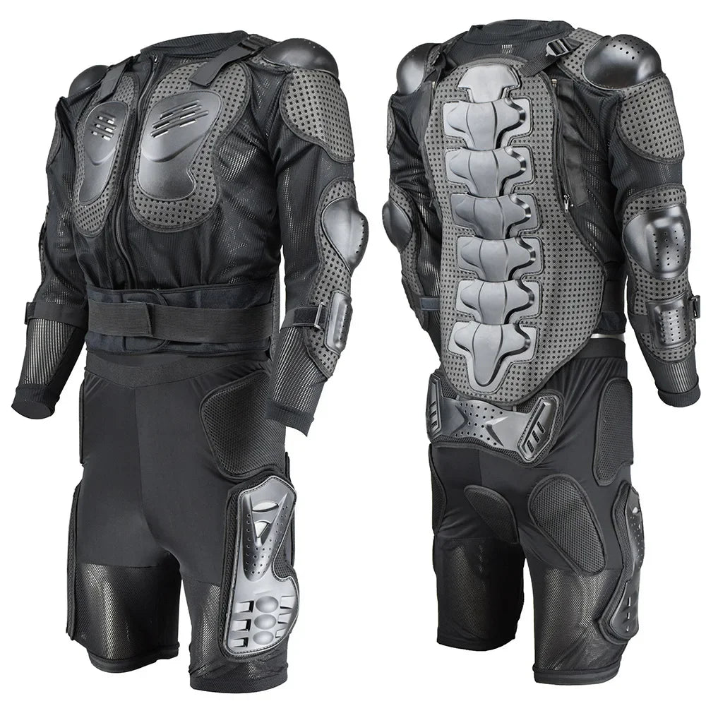 Motorcycle Suit Armor Anti-fall Rider Motorcycle Riding Off-road Protective Racing Armor Pants Set