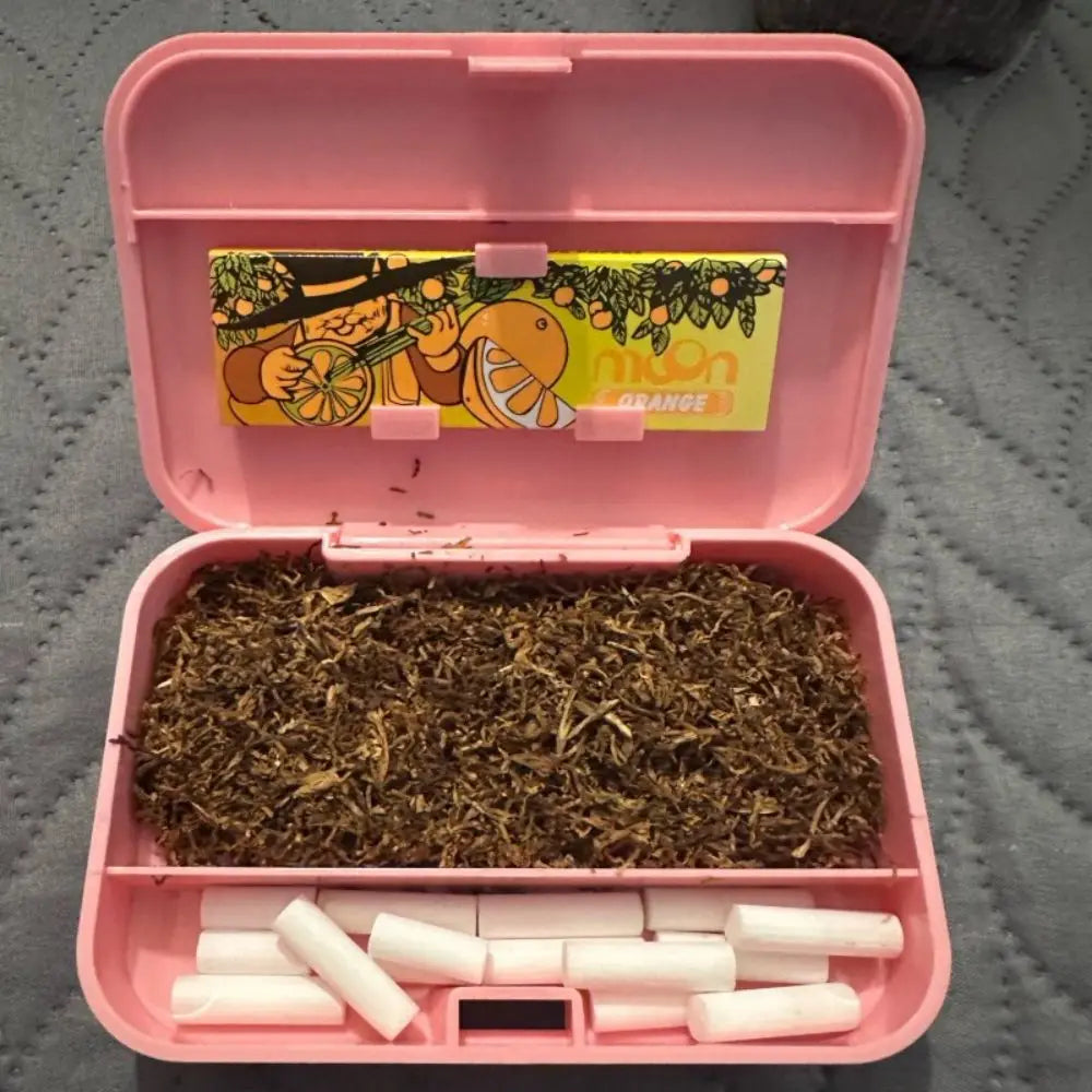 Portable Herb Tobacco Case 110mm Rolling Paper Storage Dry Herbal Horn Tube Cigarette Collection Box Smoking Pipe Accessories