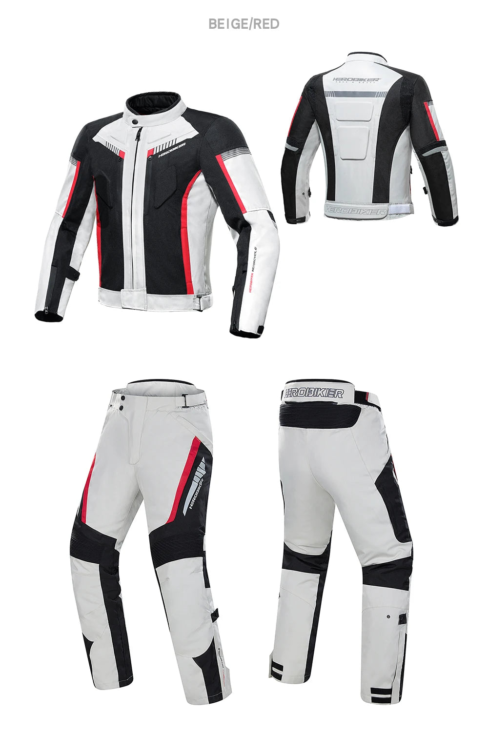 Waterproof Motorcycle Jackets Moto Jacket Pants Suit Motor Jacket For Men Women Interior Detachable Moto Clothes Keep Warm