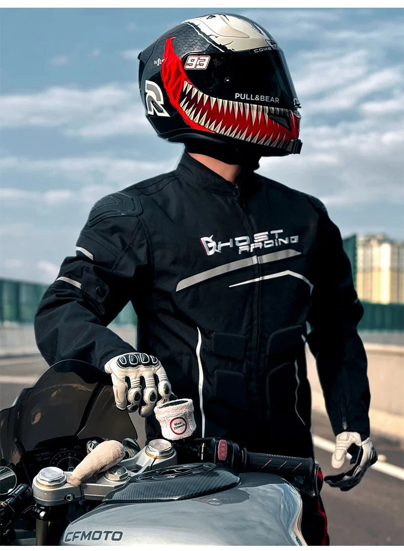 Motorcycle Racing Jacket Waterproof Dirt Bike Pants Set With Protection Racing Suit Motocross Jacket Motor Suit Protective Gear