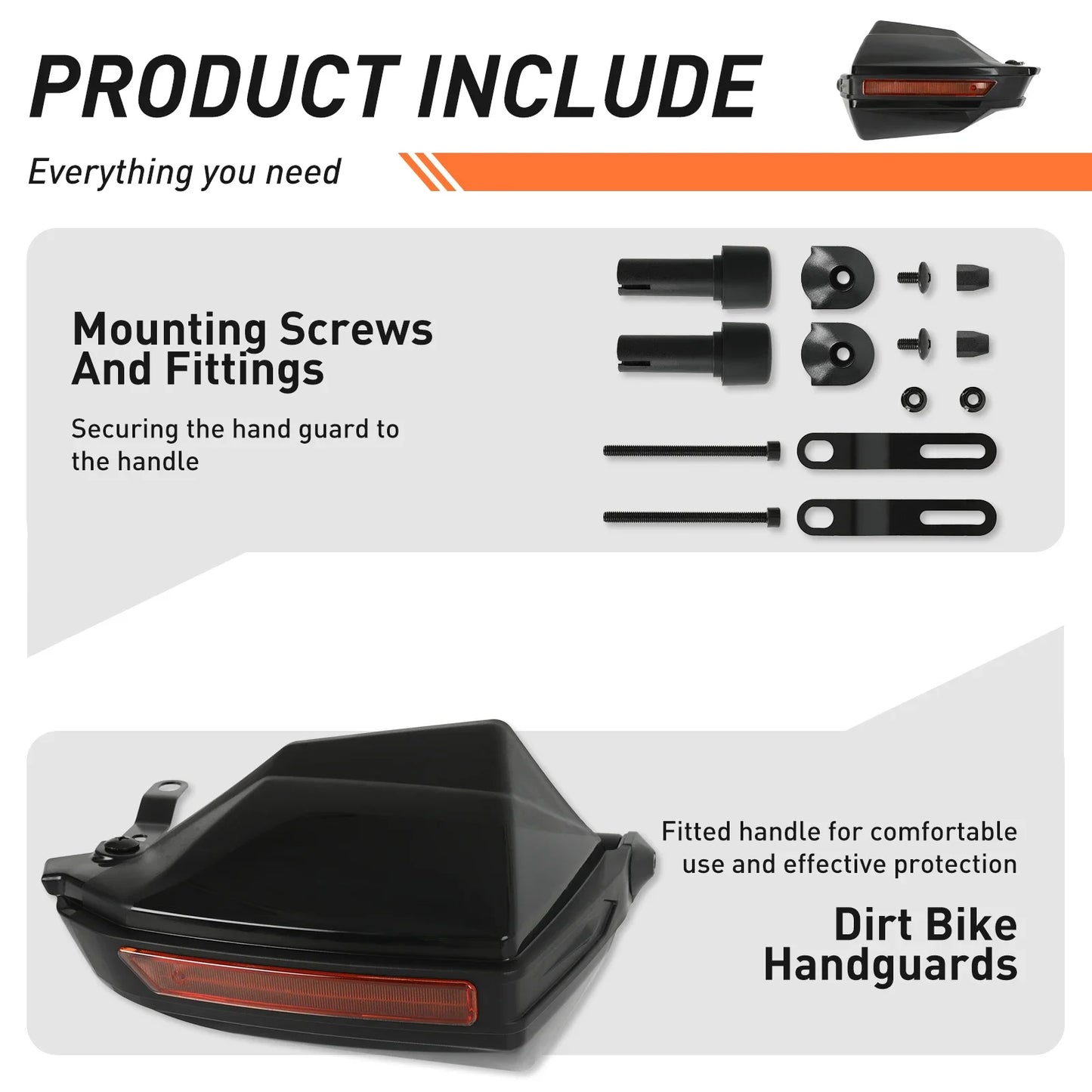 Motorcycle Hand Guard Handguard Shield Windproof Motorbike Motocross Universal Protector For Honda Yamaha Suzuki ATV