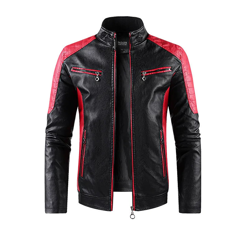 Personalized Outdoor Motorcycle Riding Suits for Young People, Spring and Autumn Stand - Collar Zipper Casual Jackets. M-5XL