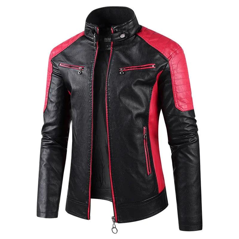 Personalized Outdoor Motorcycle Riding Suits for Young People, Spring and Autumn Stand - Collar Zipper Casual Jackets. M-5XL