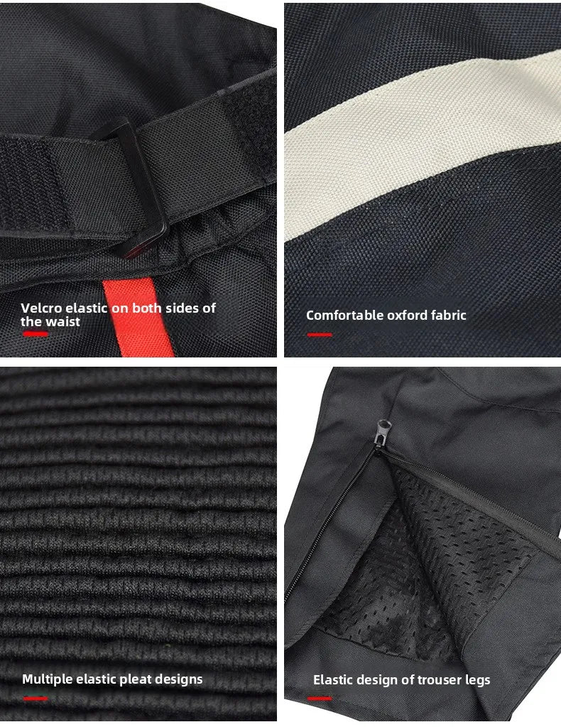 Motorcycle Racing Suit CE Anti Fall Rally Suit Wear-resistant Men's Motorcycle Riding Jacket and Pants Removable Lining