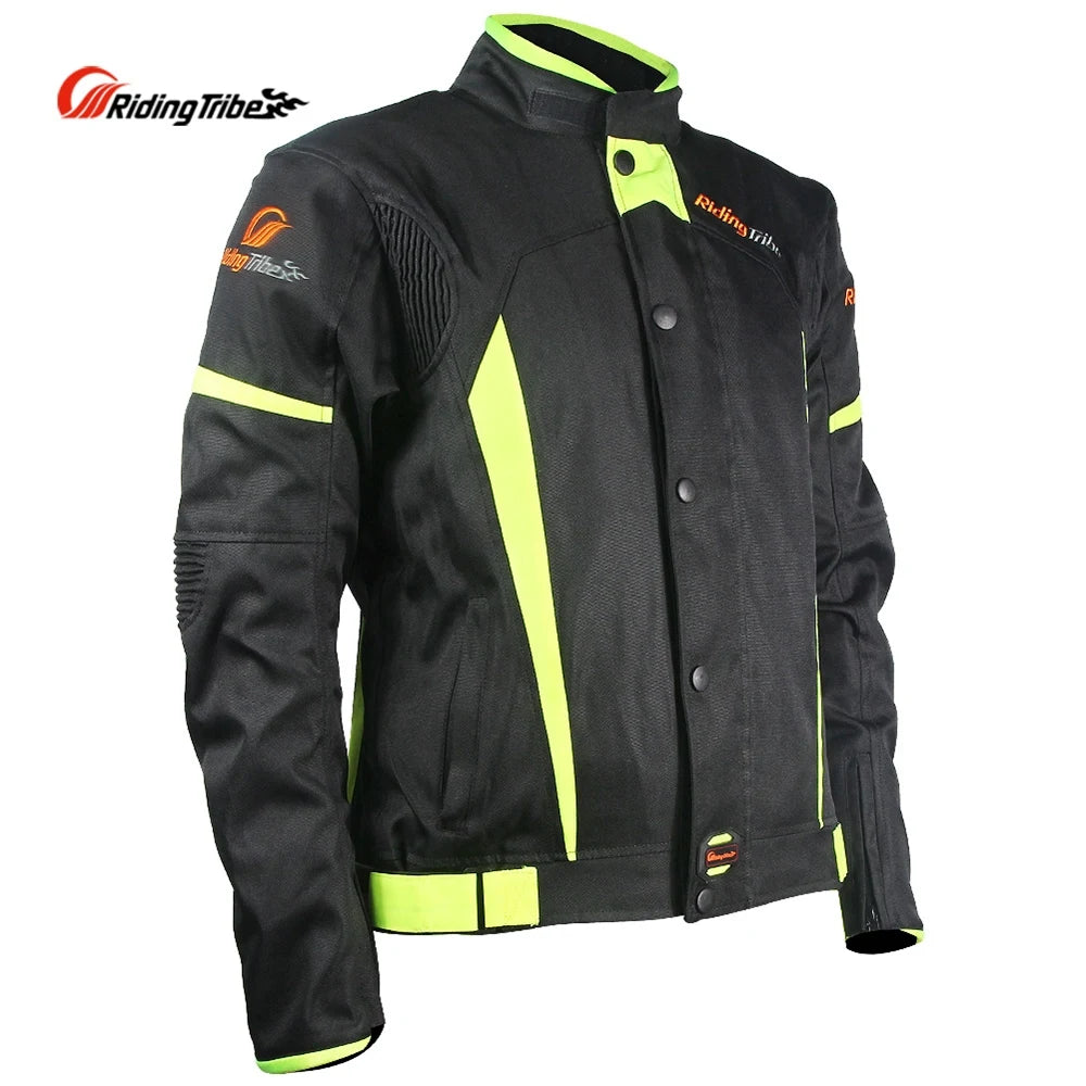 Motorcycle Jacket Men Woman Summer Winter Motorbike Riding Coat Reflective Breathable Waterproof Warm Protective Suit JK-21