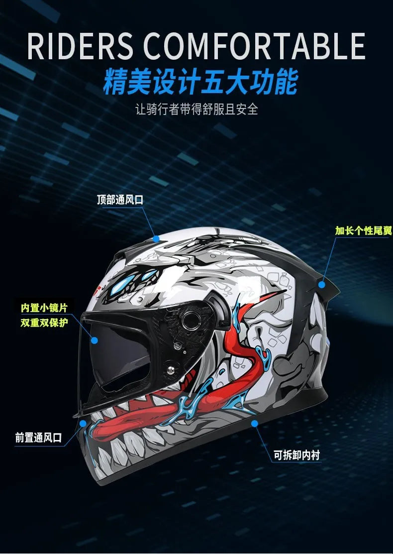 Helmet And Safety For Motorcycle Scooter Casco Moto Modular Capacetes Helmets Engine Full Face Casco Integral Motorsiklet Kask