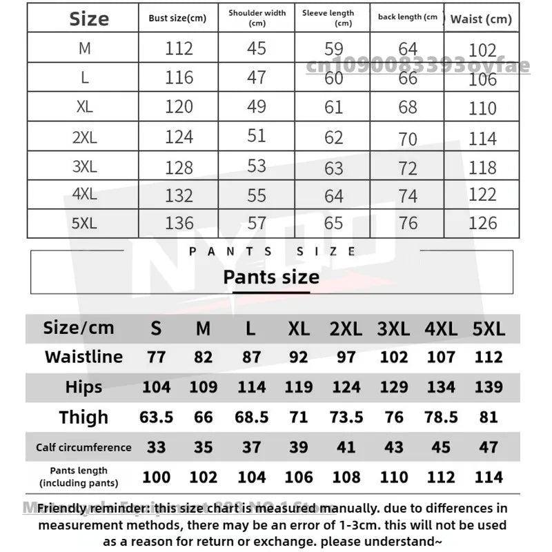 Motorcycle Racing Suit CE Anti Fall Rally Suit Wear-resistant Men's Motorcycle Riding Jacket and Pants Removable Lining