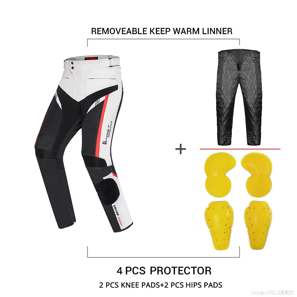 GHOST RACING Motorcycle Jacket Protective Gear Motorbike Riding moto jacket Waterproof windproof Moto Clothing Motorcycle Suits