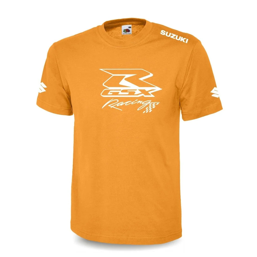 New Suzuki Racing Suit Summer Unisex Cycling Suit, Motorcycle Sports Quick-Drying Short-Sleeve T-Shirt, Men's Clothing, Workwear