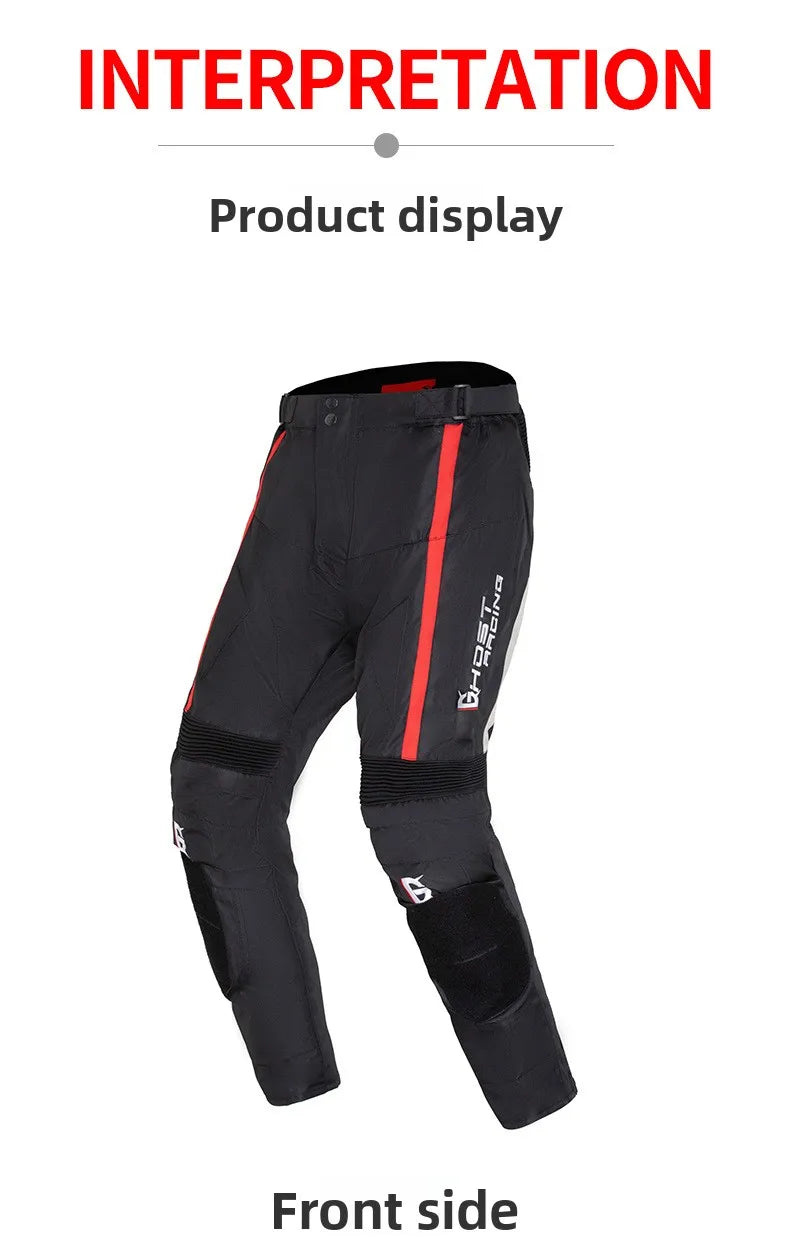 Motorcycle Racing Suit CE Anti Fall Rally Suit Wear-resistant Men's Motorcycle Riding Jacket and Pants Removable Lining