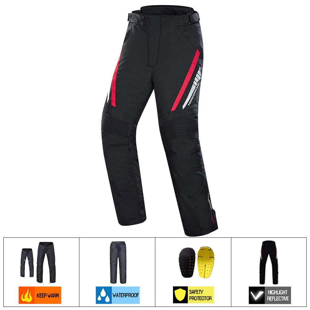 Waterproof Motorcycle Jackets Moto Jacket Pants Suit Motor Jacket For Men Women Interior Detachable Moto Clothes Keep Warm