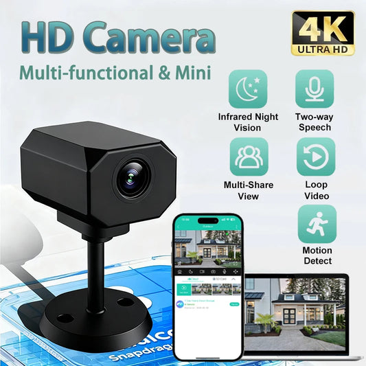 1080P HD Mini Camera WiFi IP AP Remote Monitoring Lightweight Portable Camcorder Smart Home Surveillance Security Cam 2025
