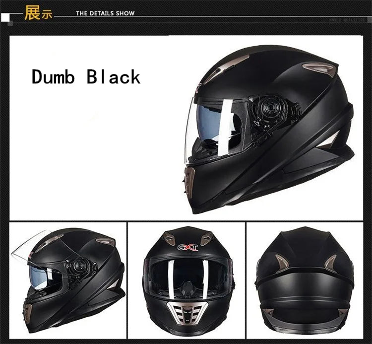 Full Face Motorcycle Helmets Latest Downhill Racing Motorbike Riding Casco Capacete De Moto DOT Approved For Men Women Kask GXT