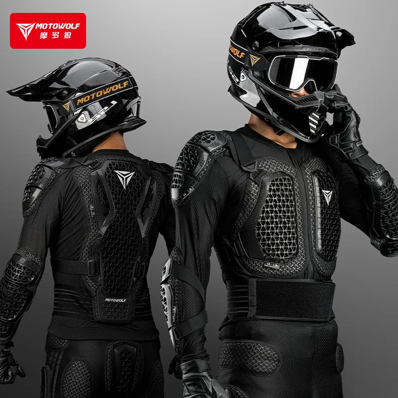 Motorcycle Body Armor Four Seasons Anti-fall Motorbike Riding Armor Full Body Equipment Motocross  Armor Protective Clothing