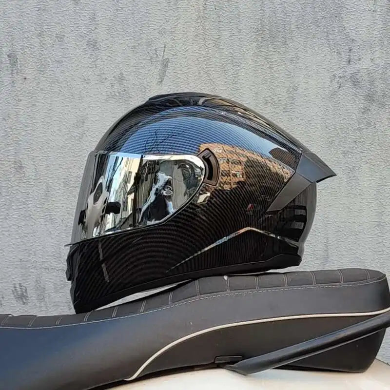 Motorcycle Helmet  four seasons LVS  Professional racing dual lens safety helmet motorcycle full face protector, approved by DOT