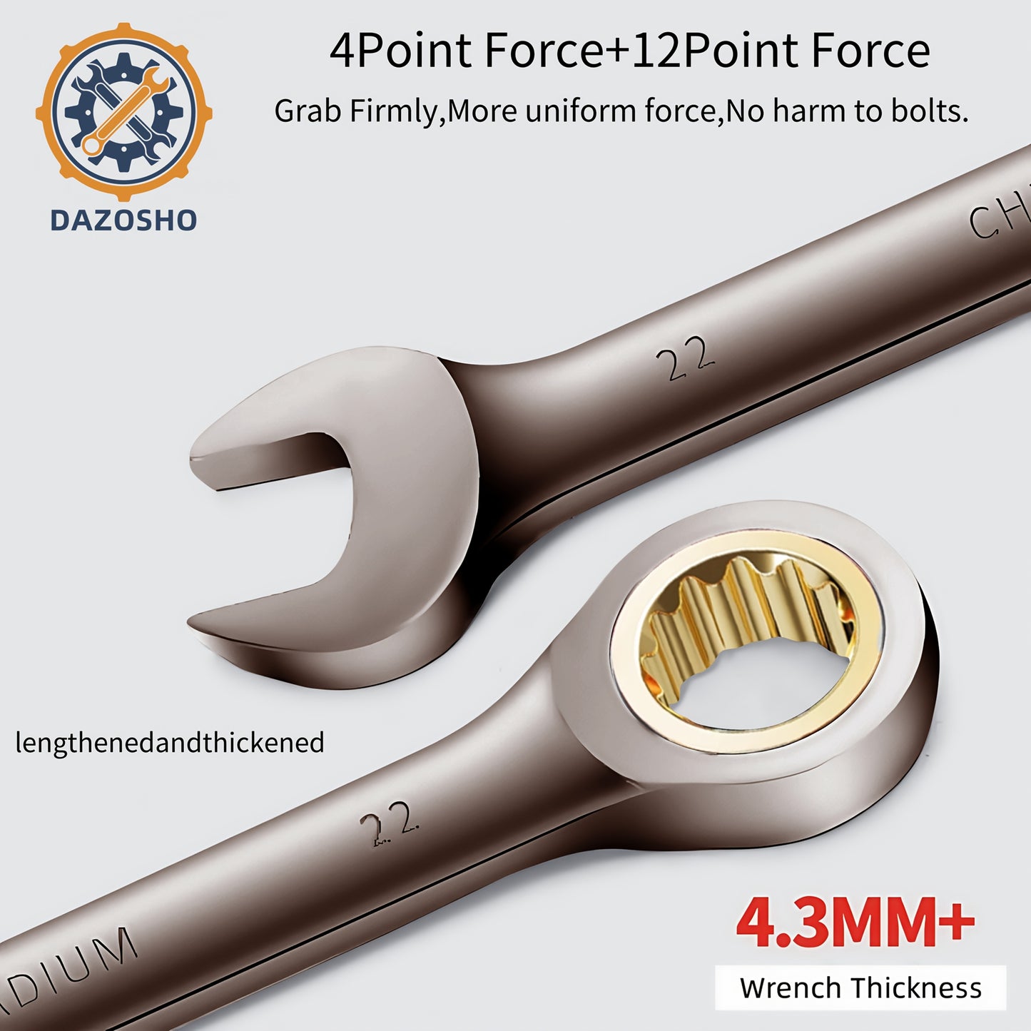 Black Nickel Fixed Head Ratchet Metric Wrench Set 6-19mm with Rolling Bag 72 Teeth Industrial Chrome Vanadium Steel Material Rust-Resistant for Motorcycle and Bicycle Repair