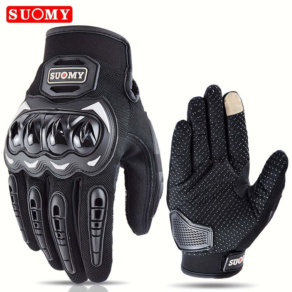 SUOMY Summer Motorcycle Gloves Men Women Touch Screen Breathable Moto Racing Riding Motorbike Motocross Gloves