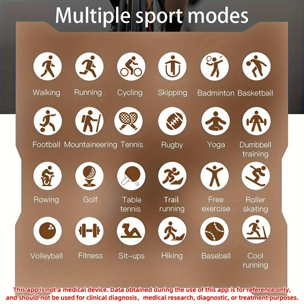 SENBONO Round Smart Watch With 3.53cm Screen Wireless Dial Answer Call Watch, Activity Fitness Watch 400mAh Outdoor Sports Smartwatch Men Women For IPhone/Android