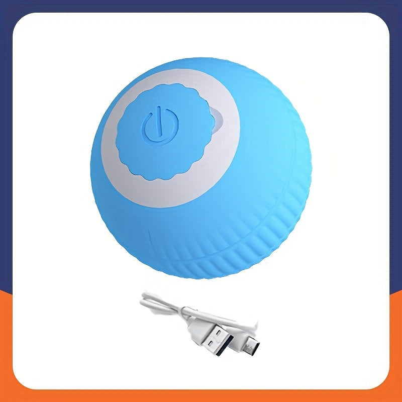 1PC Electric Rolling Ball Cat Toy, Interactive And Fun Pet Smart Rotating Ball Chasing Toy For Training And Gaming