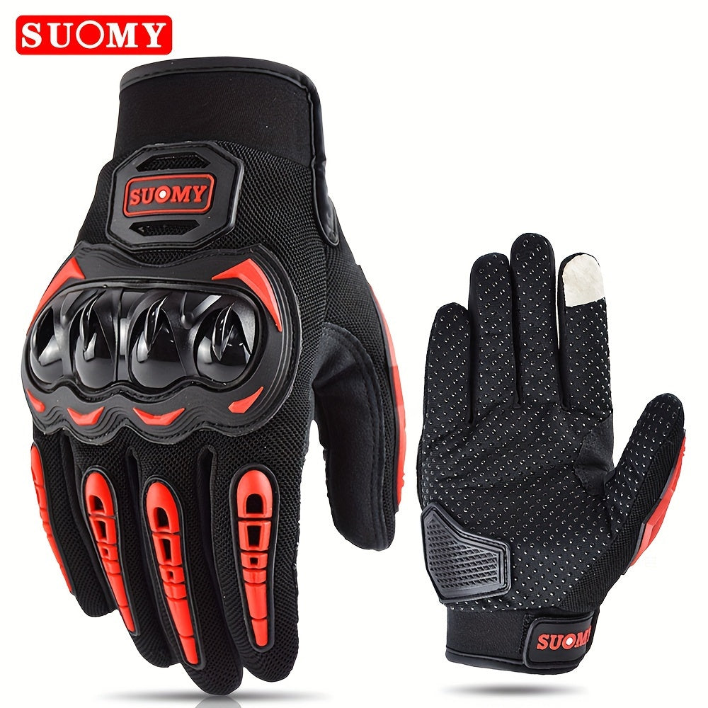 SUOMY Summer Motorcycle Gloves Men Women Touch Screen Breathable Moto Racing Riding Motorbike Motocross Gloves