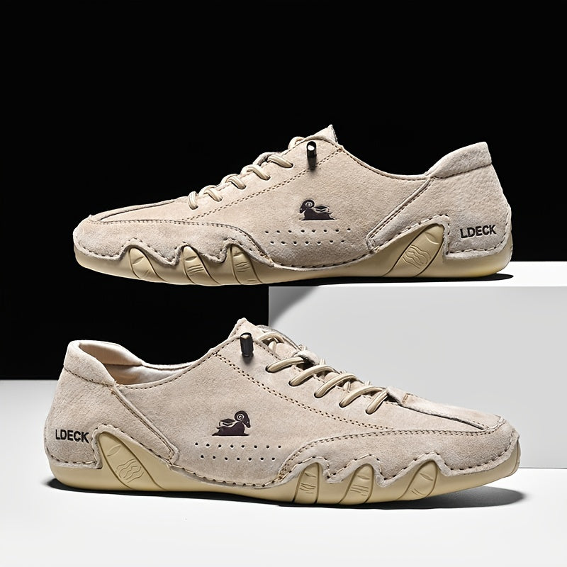 Men's Low-Top Casual Shoes, Fashionable Work Business Men's Large Size Sneakers