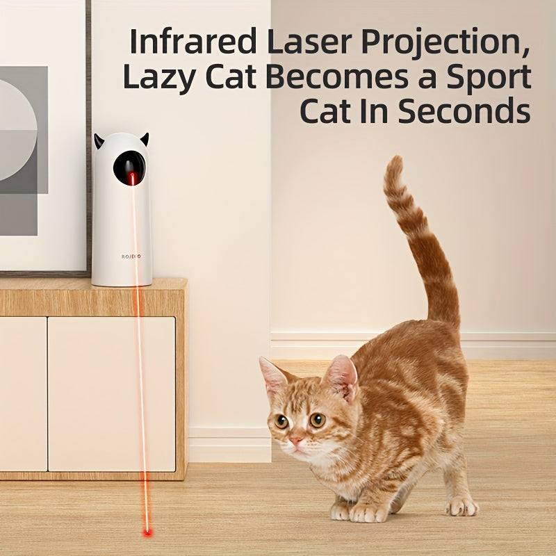 Automatic Laser Light Pet Toy - Interactive, Smart for Cats, No Battery Included
