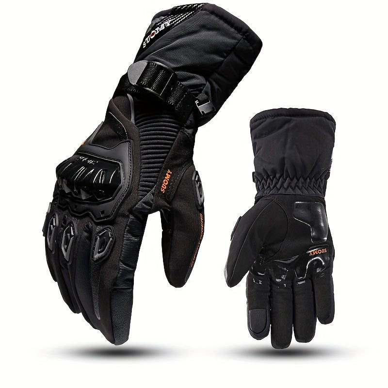 Winter Motorcycle Gloves Men Women Cycling Gloves Motorcycle Scooter Thick Warm Gant for Moto Guantes Motorbike Riding Gloves