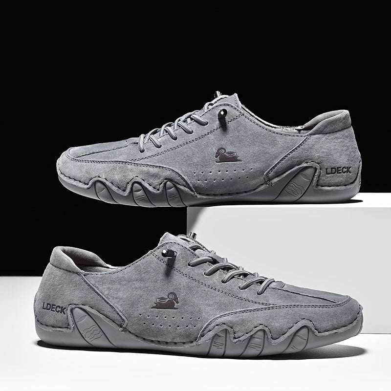 Men's Low-Top Casual Shoes, Fashionable Work Business Men's Large Size Sneakers