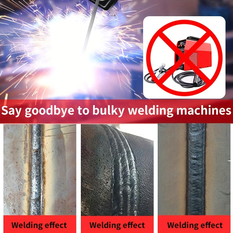 Semi-automatic Welding Machine 220V±15% Handheld Arc Welder Home Electric Welder Fully Automatic Smart Welder With Toolbox, European Plug